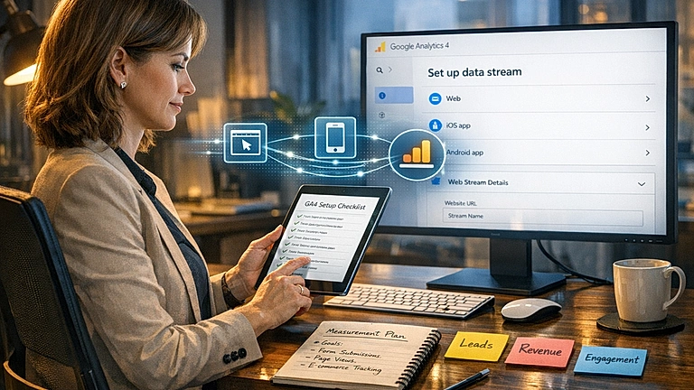 Google Analytics 4 einrichten: Setup und Konfiguration