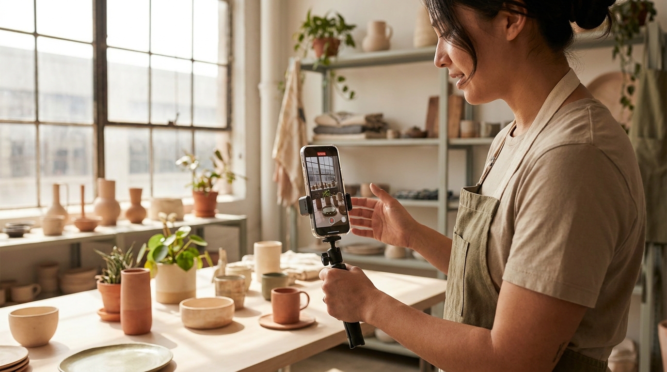 Kurzvideo mit dem Smartphone hochkant aufnehmen als Kern der Content-Produktion